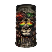 Bebo Store Extreme Spor Motor Ve Bisiklet Kullananlara Özel Desenli Buff Boyunluk Bandana Balaklava - Lion-162 1 Siyah