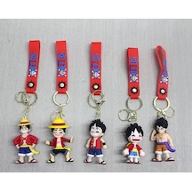 Luffy Silikon Anahtarlık Alk4275 Açık Gri