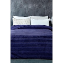 Mayer Supersoft Yumuşak Çift Kişilik Battaniye 180x230 Cm Lacivert Çok Renkli