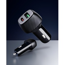 Araba Çakmaklık Şarj Cihazı Type-c 38w