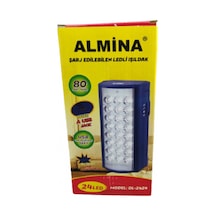 Almina Dl-2424 Telefon Şarj Edebilen Şarjlı Işıldak 24 Led Usb 80