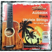 Alice Au046bk-c Concert Ukulele Teli Siyah