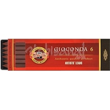 Koh-I-Noor Gioconda Grafit Uç 5.6X120 Mm 6Lı 4377 L. Brown Sepia