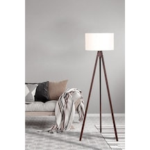 Tripod Mdf Lambader Kumaş Krem Kahve Ly522