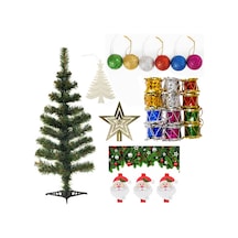 Yılbaşı Yeşil Çam Ağacı 90 Cm Set-1