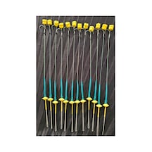 Yemleme Botu 12 Sarı Mısır Çiftli Rig Ve Boli Yüzen Model 12 Takım İnneler 2,3 No İnnesi Kambur Deyildir