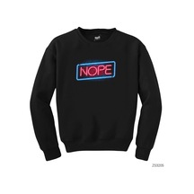 Nope Siyah Sweatshirt Siyah Nope Siyah Sweatshirt Siyah