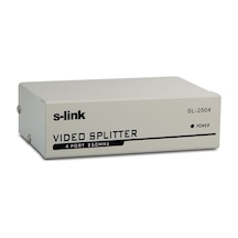 S Link Sl 2504 4'Lü Ekran Vga Coklayıcı 250Mhz