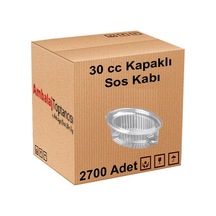 30 CC Kapaklı Sos Kabı - 2700'Lü