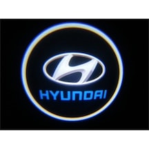 Mesafe Sensörlü Pilli Yapıştırmalı Kapı Altı Led Logo Hyundai