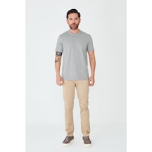 Koyu Bej Tencel Kumaş Yazlık Erkek Chino Pantolon Kum Koyu Bej Tencel Kumaş Yazlık Erkek Chino Pantolon Kum