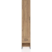 Hyperion Dolap 3 Raflı Tek Çekmeceli Tek Askılı 44x44x243 Çam... Çam