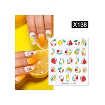 Su Transferli Nail Art Sticker X138 53925-4