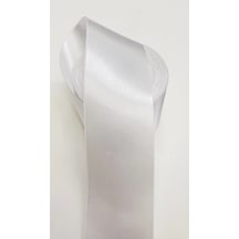 Abarta Saten Kurdele 5.7cm Beyaz-5 Metre 5,5 CM