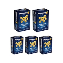 Magnesave5 Magnezyum Complex 5 x 60 Kapsül