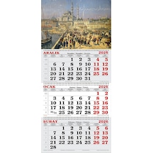 2026 Yılı Gemici Takvimi-galata Köprüsü