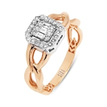 Siramücevherat Halat Baget Yüzük - Rose