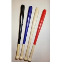 Beyzbol Sopası 61 Cm - İçi Dolu Sağlam Beyzbol Sopası Kırmızı