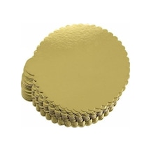 22 Cm Çapında Kalın Gold Mendil Pasta Altlığı 25 Adet Nocolor-253a9052 100 X 150