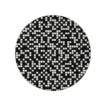 Ikea Brännboll Çocuk Oyun Halısı 195 X 195 Cm Siyah - Beyaz - Yeşil Çok Renkli