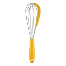 Fastbuy El Yapımı Paslanmaz Çelik Tel Yumurta Çırpıcı Mutfak Yardımcısı Profesyonel Sarı Ev Tipi Sarı