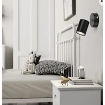 MYLİGHTS LED APLİK LED SPOT METAL SİYAH HARELETLİ DUVAR APLİK GÜN Siyah