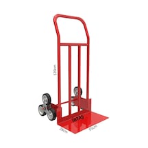 İbtaş 3 Tekerlekli 250 Kg Ergonomik Merdiven Çıkabilen Koli, Eşya, Yük Taşıma El Arabası