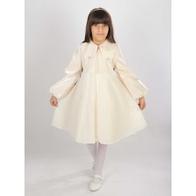 Xo Kids Kız Çocuk Elbise 7-11 Yaş 26571 Bej