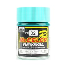 Mr.hobby Cre-02, 10 Ml. Cerulean Blue Revival Maket Boyası Standart