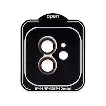 İphone 11 Pvd Metal Kamera Lens - Turuncu Diğer