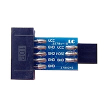 10 Pin To 6 Pin Atmel Programlayıcı Çevirici Kartı Arduino Uno R3 Mega 2560 Avrısp Mkıı Usbasp