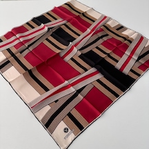 Vissona Twill İpek Eşarp Ipk4006-27277 Çok Renkli
