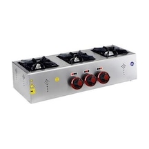 Csa Karacasan Tüplü Üçlü 3 Gözlü Mini Set Üstü Ocak