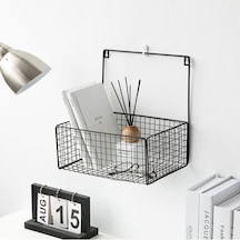 Wessdizayn Wd109 Minimalist Kafes Tel Tasarımlı Metal Duvar Rafı