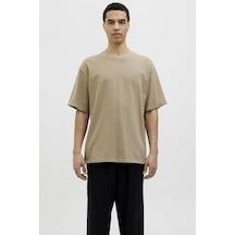 Jack & Jones Erkek Yeşil Jjloui Osmos Tee Crew Neck T-shirt 12270710-coriander Coriander