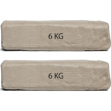 Beyaz Seramik Hamuru 12 Kg Kil Seramik Çamuru