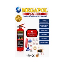 İlk Yardım Seti Ve 1 Kg Yangın Tüpü, Yangın Söndürme, Yangın Söndürme Cihazları,