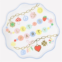 Meri Meri - Charm Temalı Tabaklar - L - 8 Adet