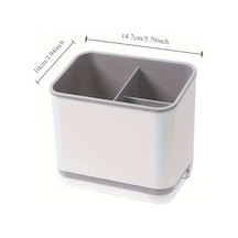 Fochsia Gri 2 Renk Seçenekli Modern Çok Katlı Banyo Organizatörü - Diş Fırçası Ve Tarak Askılı Kurutmalı Gri