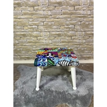 Trend Lake Diego Ahşap Ayak Uzatma Pufu Makyaj Koltuğu Bench Tabure