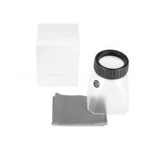 Profisher 15x Silindir Tipi Cup Büyüteç Masaüstü 45 MM Akrilik Lens