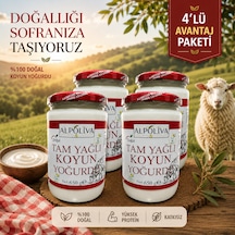 Alpoliva Koyun Yoğurdu 4 Adet 650 G 2.600 G