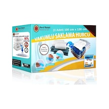 Beyyine Home Yüksek Kaliteli Vakumlu Hurc Xxxl 3 Adet 100 Cm X 130 Cm - Çevirmeli Kapak - Çift Kişilik Yorgan
