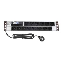 Amp Connect 19" 2u 14'lü Fransız Ups Sigortalı Kabinet Grup Prizi Pdu -16a