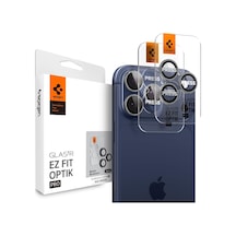 İphone 17 Pro/pro Max / 16 Pro/16 Pro Max / 15 Pro/15 Pro Max İle Uyumlu Kamera Lens Koruyucu Cam Kolay Kurulum Glas.tr Ez Fit Optik Pro 2 Adet Gray - Agl10125