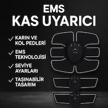 Muratech Titreşimli Ems Spor Ve Fitness Cihazı Karın Kası Kol Bacak 2025 Model Çok Renkli