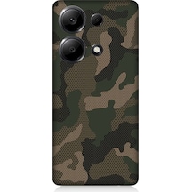 Xiaomi Redmi Note 13 Pro 4g Uyumlu Kamuflaj Desenli Silikon Kılıf