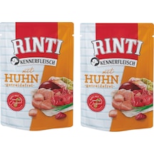 Rinti Pouch Tavuklu Köpek Yaş Mama 2 x 400 G