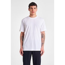 Lescon Erkek Kısa Kollu T-shirt 25s-1202-25y Beyaz