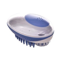 M-pets Rubeaz Şampuan Hazneli Yıkama Ve Masaj Fırçası Mavi 11,5x7,5 Cm 244-70001.01